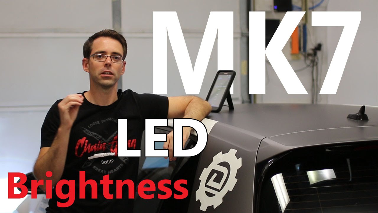 MK7 LED Tail Light Brightness Adjust-ability Settings