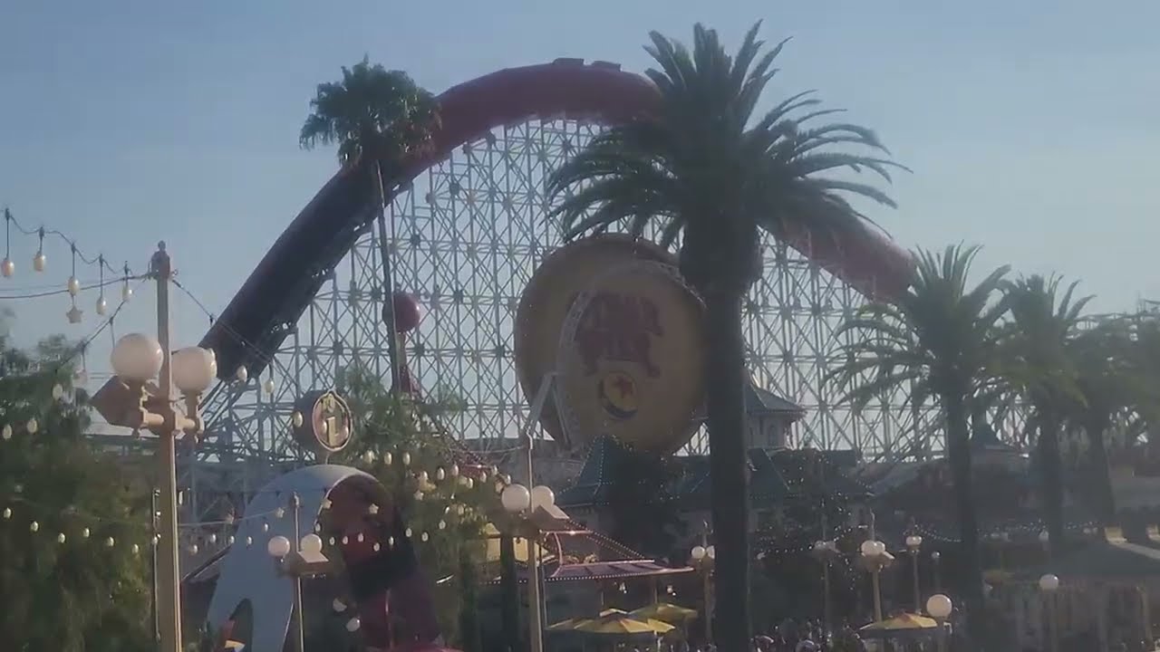 [4K] Incredicoaster Queue, Midway, & Station temporary Closure Disney California Adventure 6/28/2025