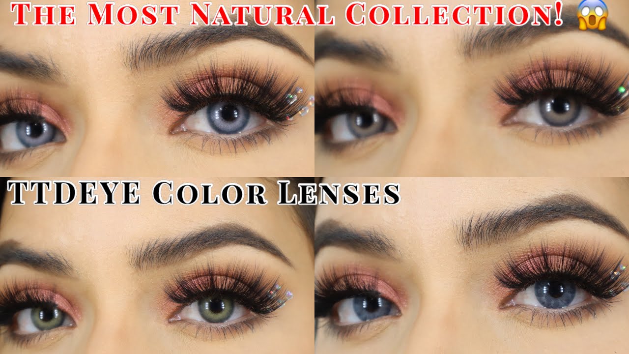 TTDEYE NEW NATURAL COLOR LENSES! Blue, green and Hazel Lenses