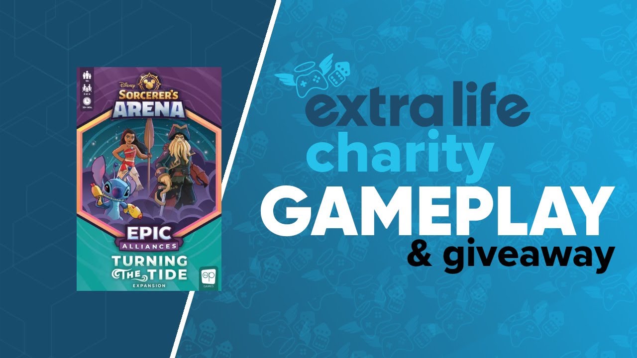 Disney Sorcerer's Arena Turning the Tide Gameplay & Giveaway | Extra Life Tabletop Appreciation Week