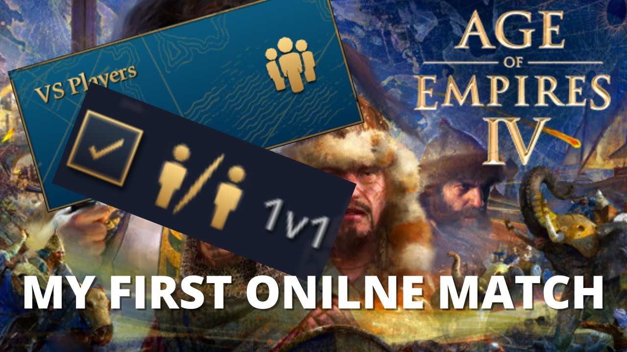 My first online 1v1 match - Age of Empires 4 ONLINE GAMEPLAY