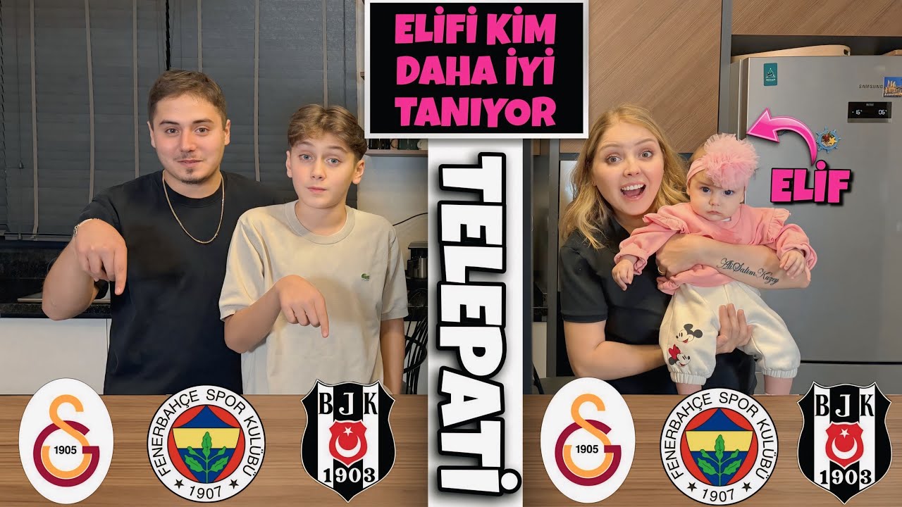 ELİFİ KİM DAHA İYİ TANIYOR !! TELEPATİ CHALLENGE