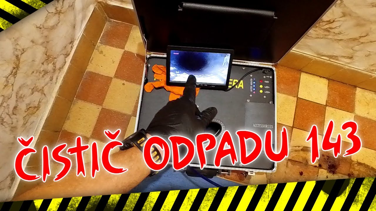 ČISTIČ ODPADU 143 - ( Nová kamera VEVOR v Akci )