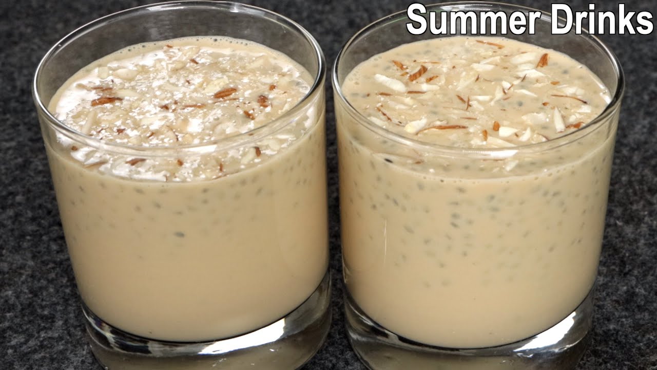 Refreshing Summer Milk Drinks Recipe | Summer drinks Easy | Malai Milk Sharbat