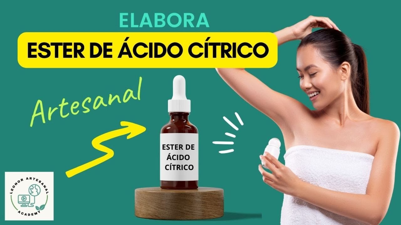 🍋USOS del ESTER DE ACIDO CITRICO🍋 para DESODORANTE NATURAL #diy