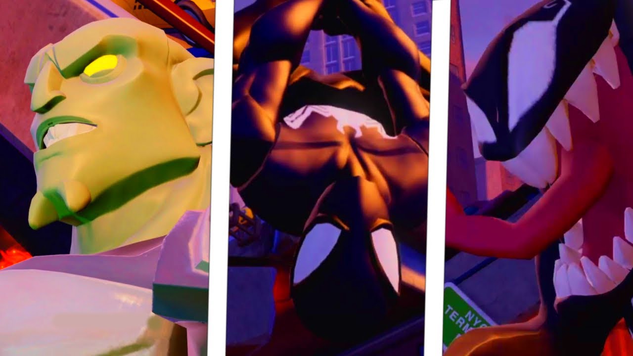 Green Goblin VS Venom VS Black Suit Spider-Man! - Disney Infinity 3.0 Marvel Battlegrounds