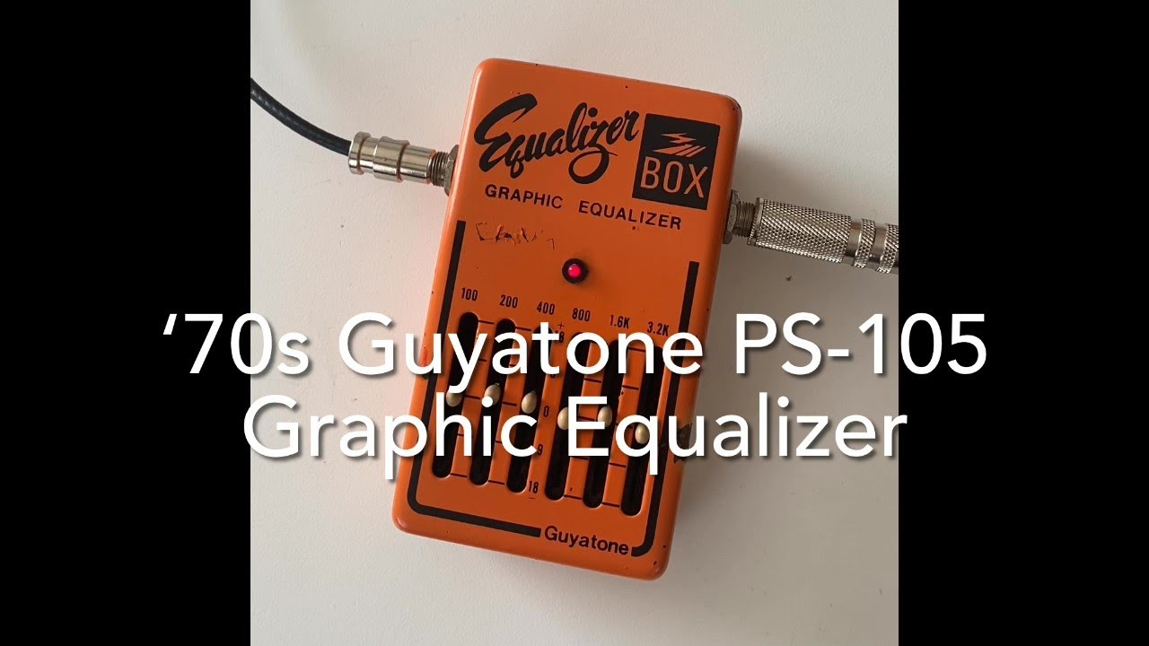 '70s Guyatone PS-105 Graphic Equalizer