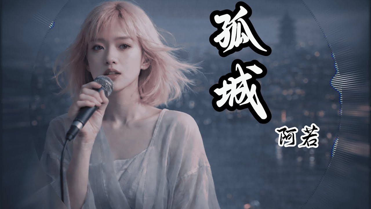 《孤城》｜阿若 A-Ruo（Cover）｜再回首，故人已远｜动态歌词 MV