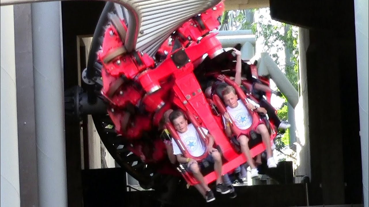 Tornado off-ride HD POV Särkänniemi Amusement Park Sarkanniemi