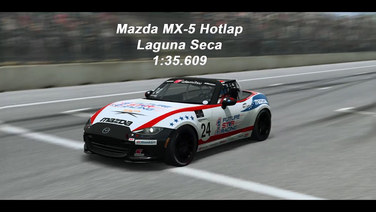 RaceRoom | Mazda MX-5 Competition | Laguna Seca Hotlap 1:35.609