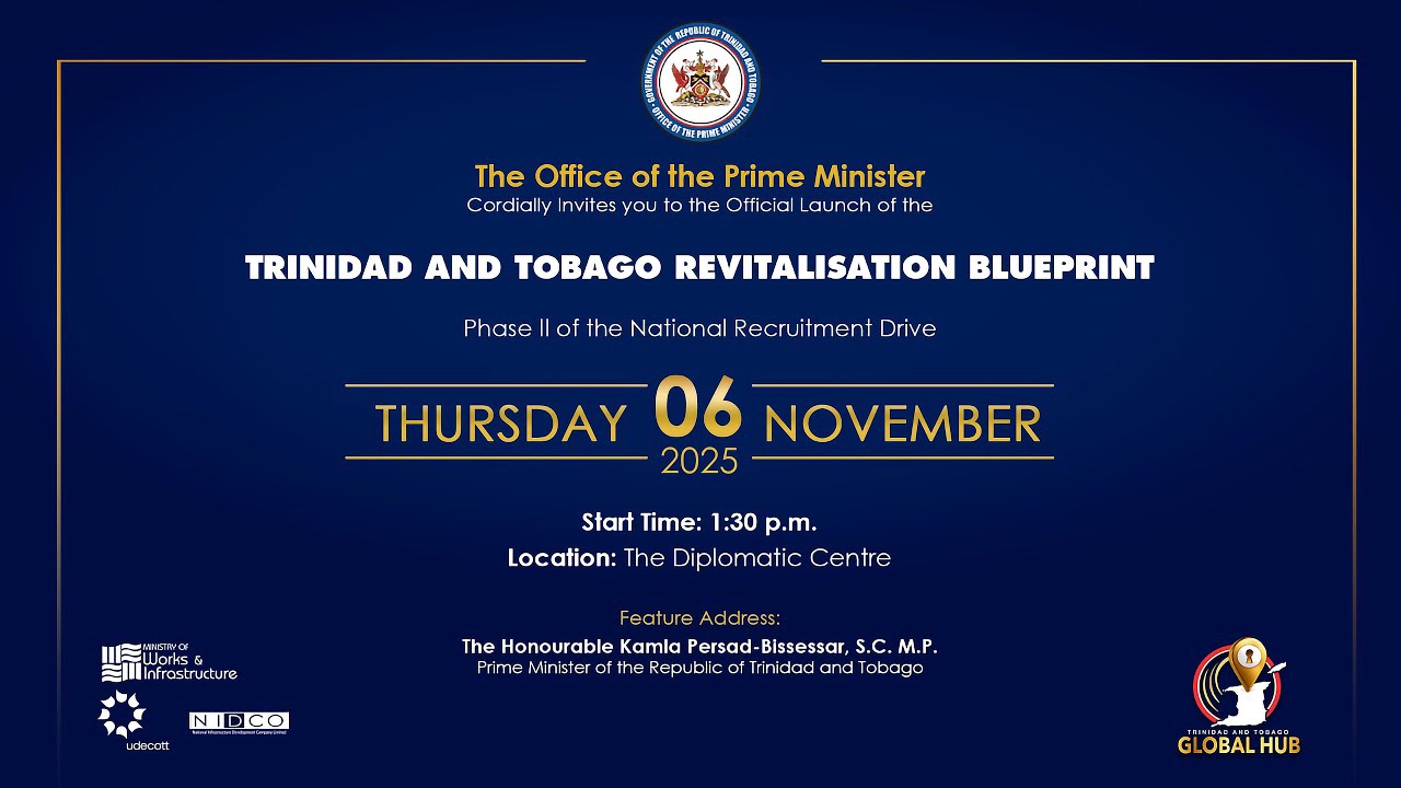 🇹🇹 TRINIDAD & TOBAGO REVITALISATION BLUEPRINT (Phase II Of The National Recruitment Drive)