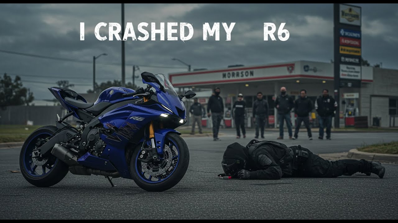 I CRASHED MY YAMAHA R6! HERE'S THE SHOCKING STORY | R6 CRASH | THE MOST EPIC BIKER FAIL!!