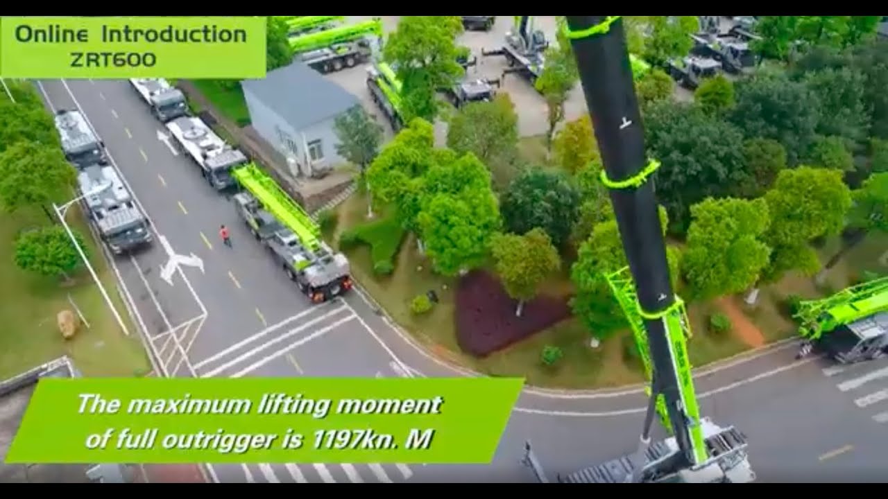 Zoomlion ZRT600 Rough terrain crane introduction/Zoomlion ZRT600 Engebeli arazi vinci tanıtımı