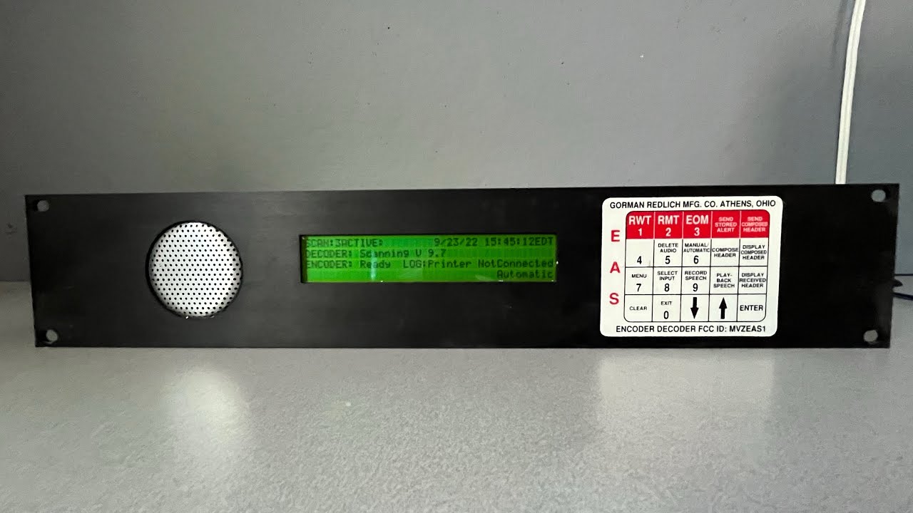 Unboxing/Setup of the Gorman Redlich EAS-1 ENDEC