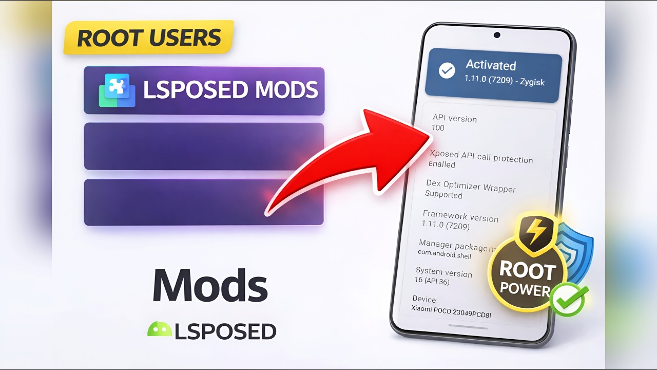 ROOT Users, Don&rsquo;t Miss These! ⚡ Best LSPosed & Magisk Modules of 2026