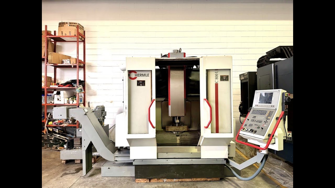 Centro di lavoro 5 assi in continuo HERMLE C800U usato