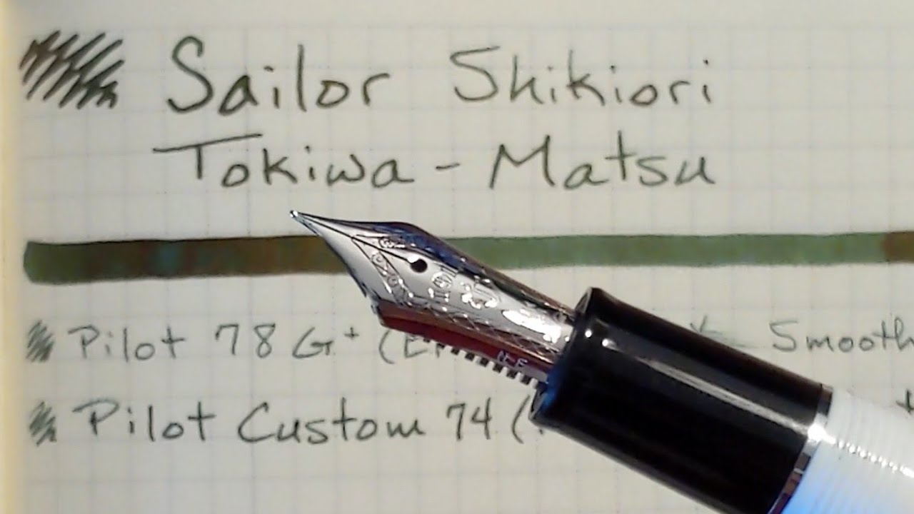 Sailor Tokiwa-Matsu and Fountain Pens