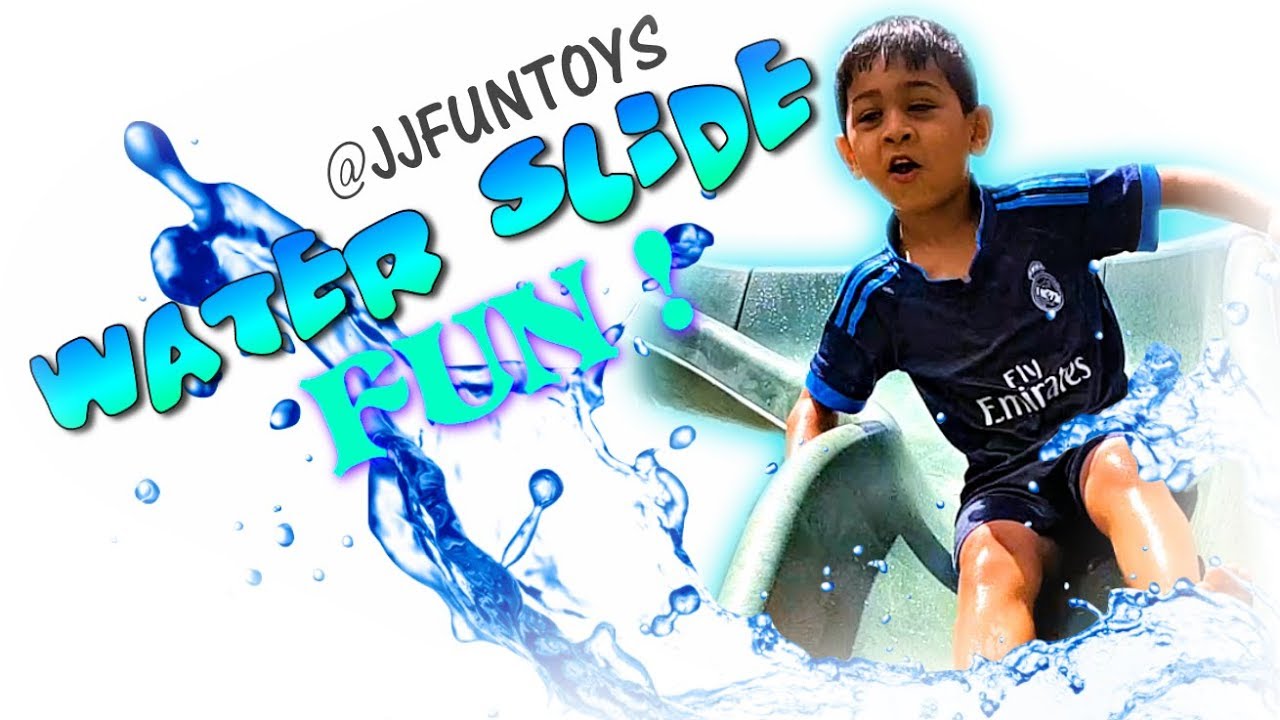 *WOW* Backyard Water Slide Fun 😮👌 @JJFUNTOYS