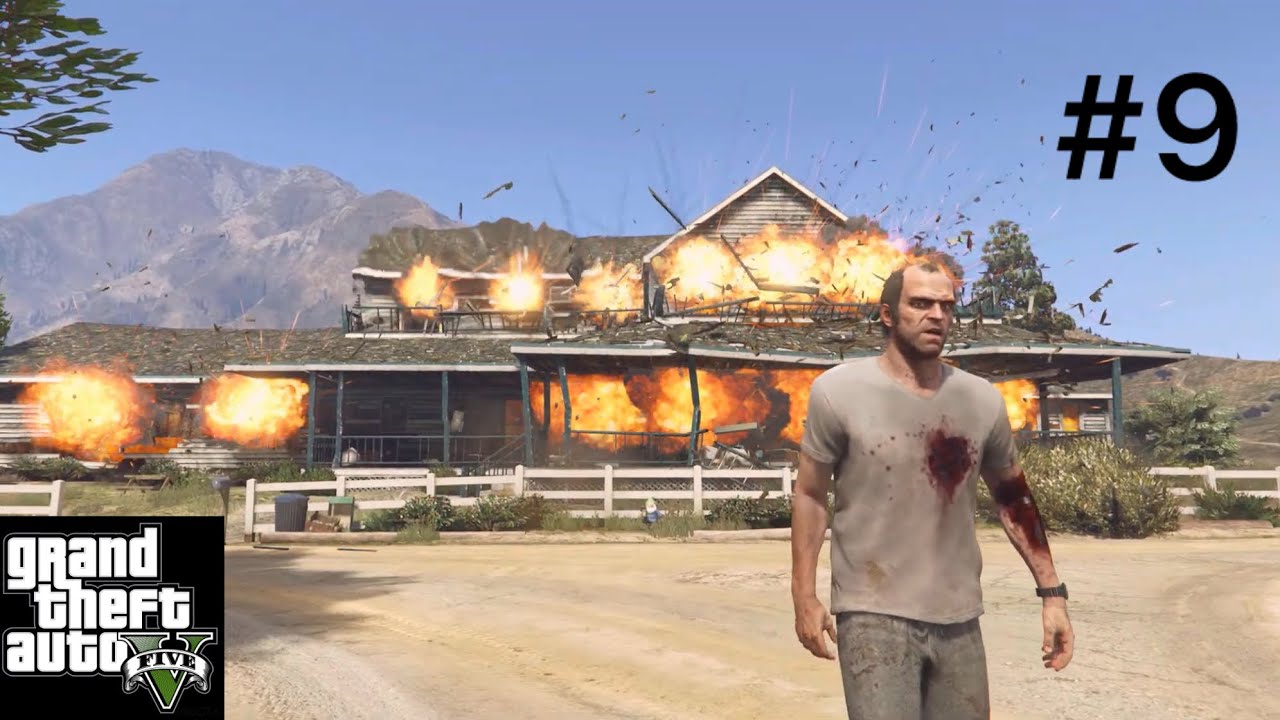Uçak Kaçırma ve Ev Patlatma - GTA V Bölüm 9