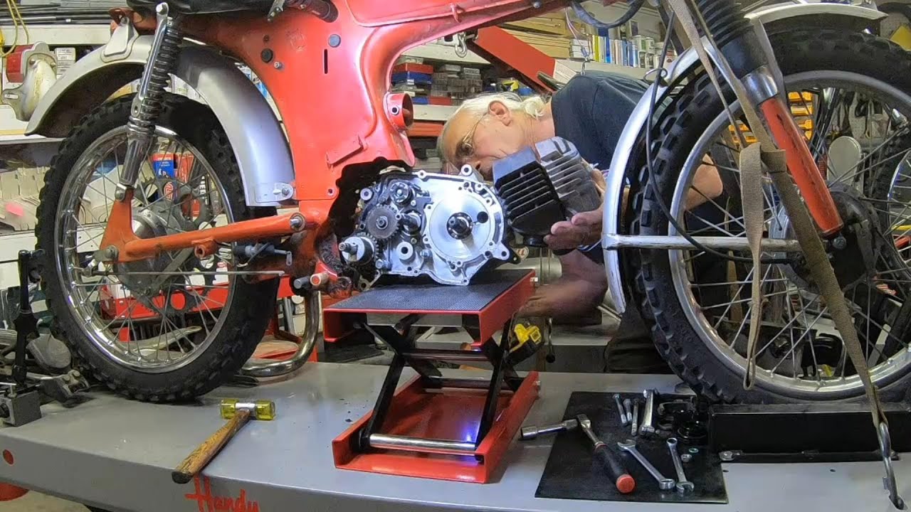 Yamaha 100 Trailmaster tear down and engine removal