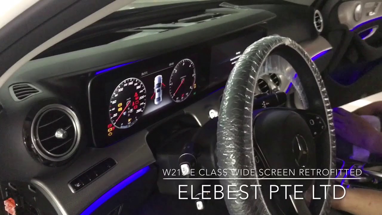 W213 E Class Widecockpit Screen Retrofitted
