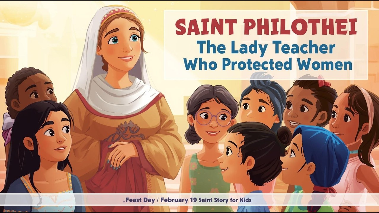 Saint Philothei of Athens | The Lady Teacher Who Protected Women |February 19 | Saint Story for Kids