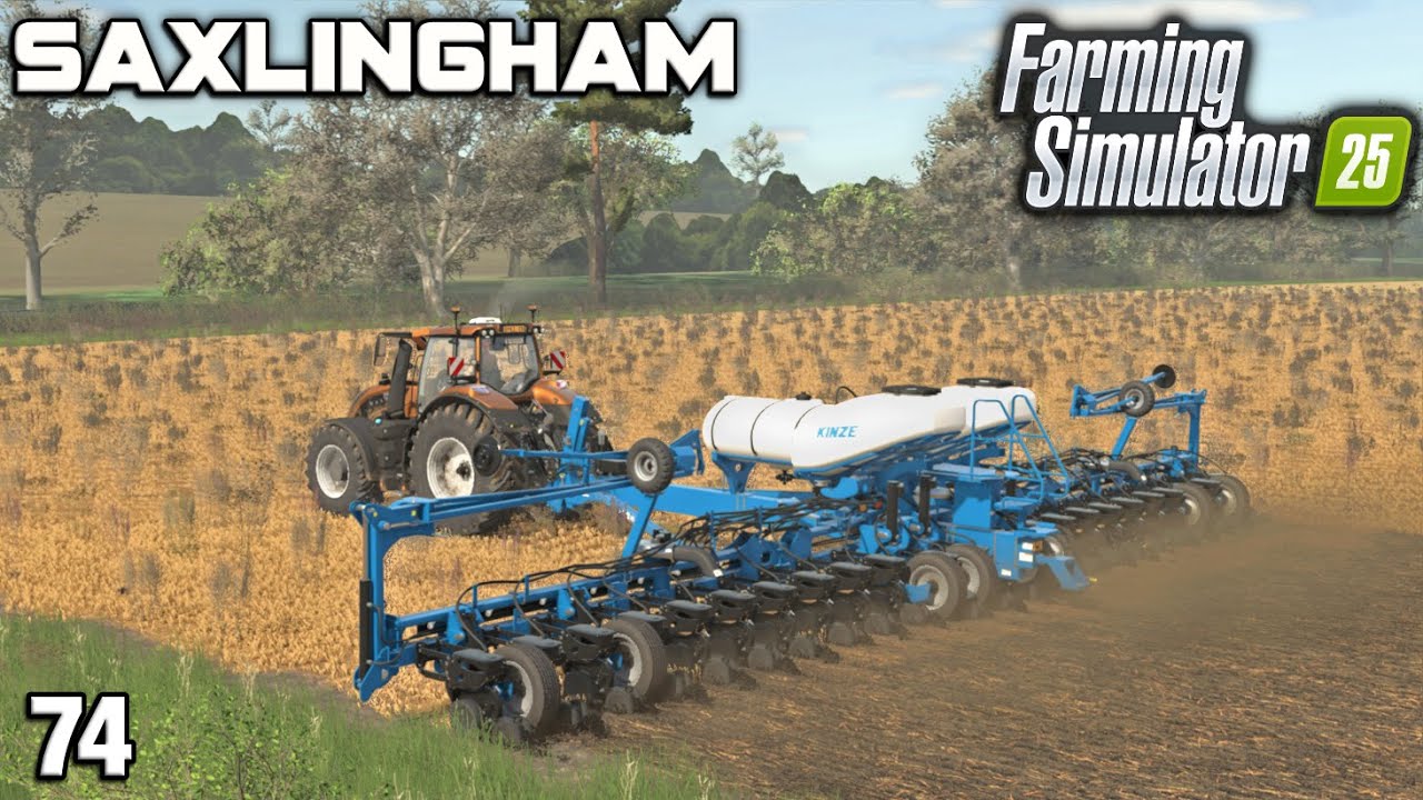 BUYING A LARGE PLANTER TO START THE SPRING CROPPING Saxlingham FS25 Ep 74