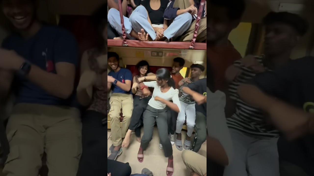 Chargers⚡️ on the way to &lsquo;K&rsquo; for KOZHIKODE #chargers #grouptrip #dance #iimkozhikode #kerala #train