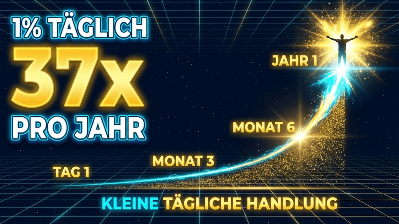 1% Besser Täglich = 37x Besser In Einem Jahr (Die Mathematik Die Alles Verändert)