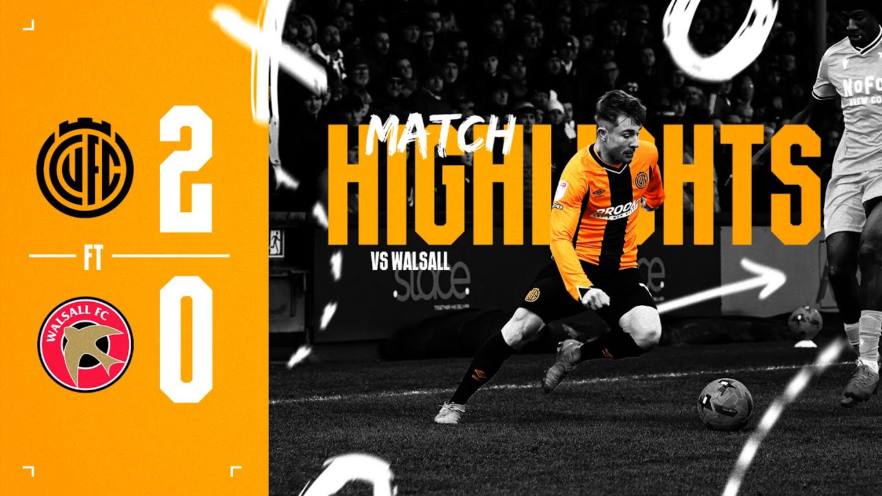 Match Highlights | Cambridge United 2-0 Walsall | Sky Bet League Two