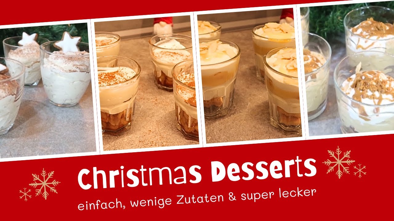 Weihnachts-Desserts ohne Stress – schnell, günstig & SO gut!🎄 Fräulein Jasmin