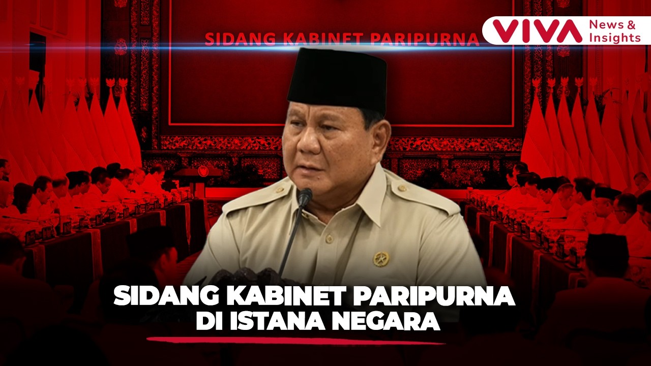 [LIVE] Presiden Prabowo Pimpin Sidang Kabinet Paripurna, Bahas Kesiapan Lebaran