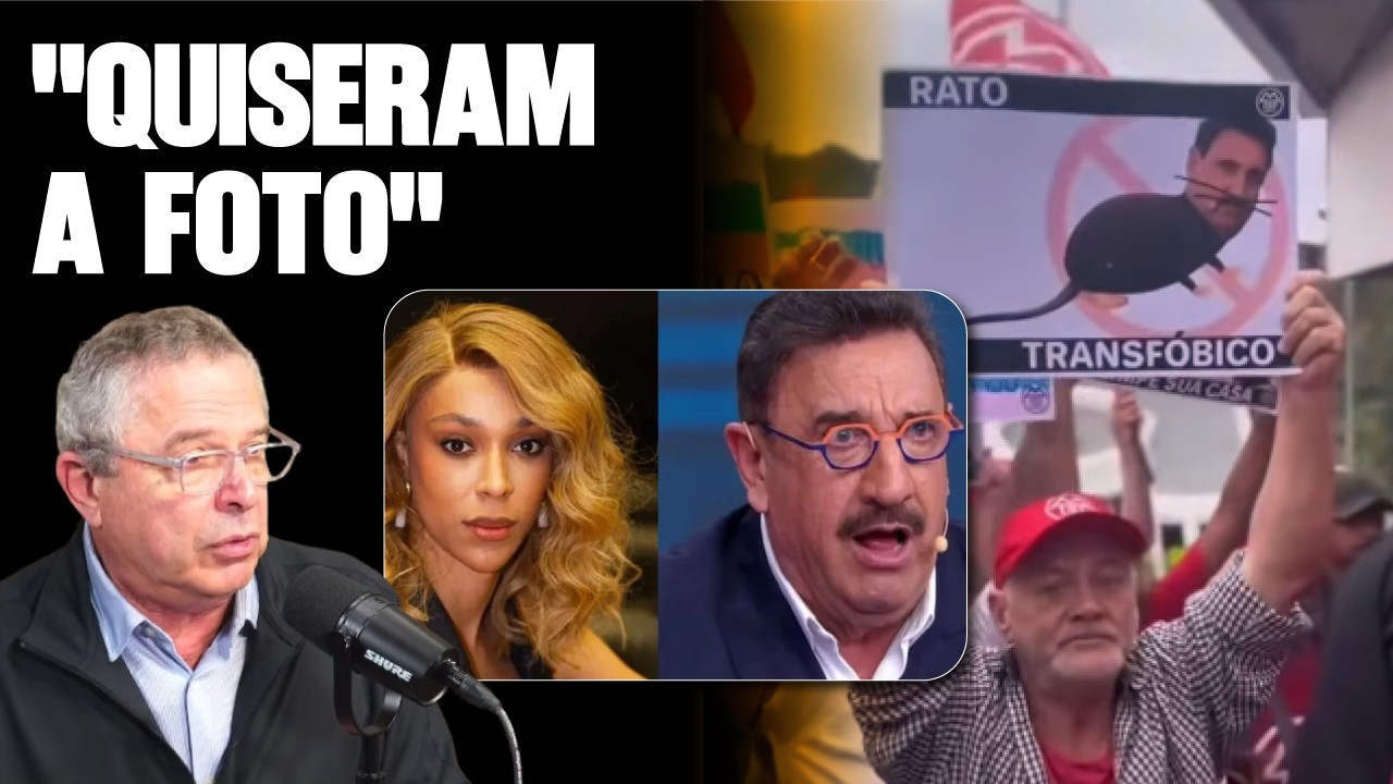 ERIKA X RATINHO: COMO FOI A MANIFESTAÇÃO DO MTST NA PORTA DO SBT