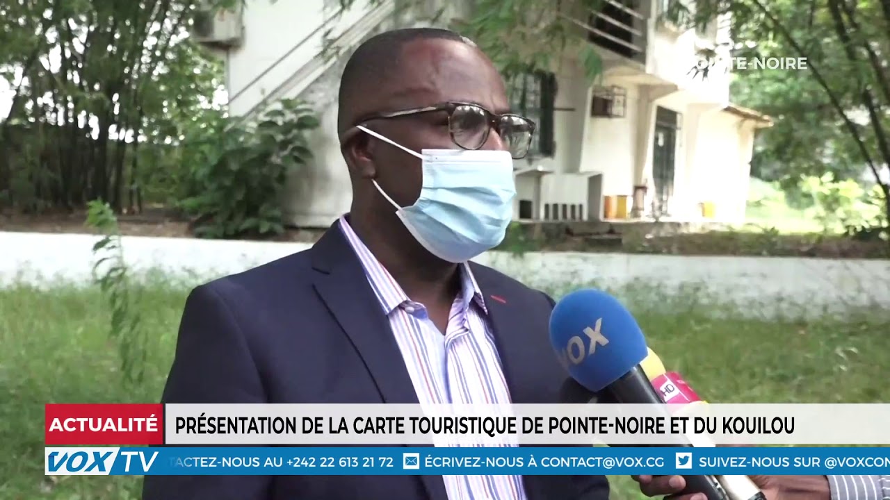 Pr&eacute;sentation de la carte touristique de Pointe-Noire et du Kouilou