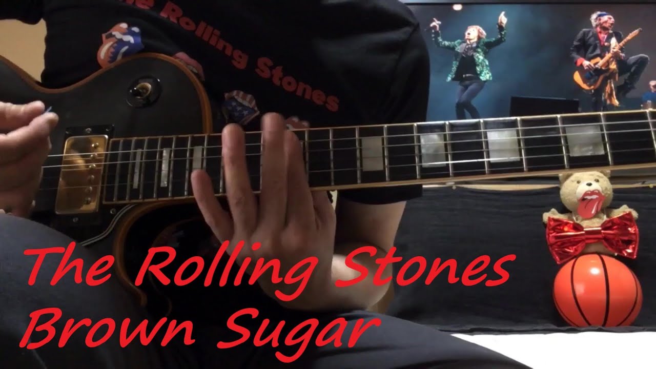 The Rolling Stones  Keith Richards  Brown Sugar  Guitar Cover