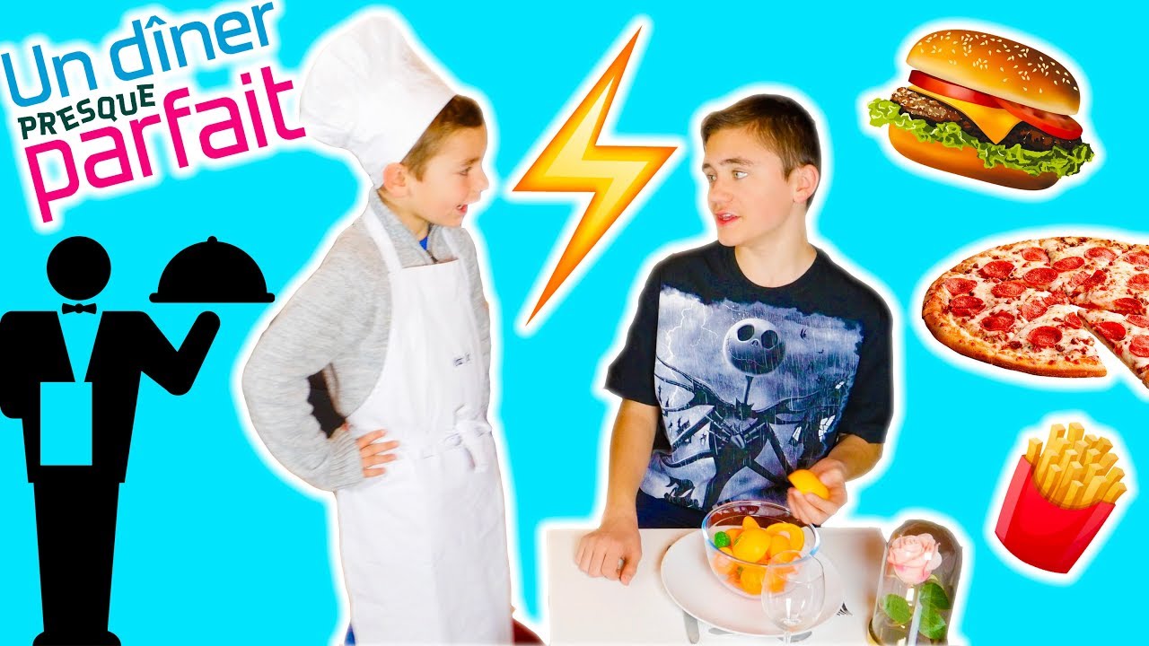 UN DINER PRESQUE PARFAIT : LE PIRE CLIENT DU MONDE ! - Learn colors with fruits and vegetables