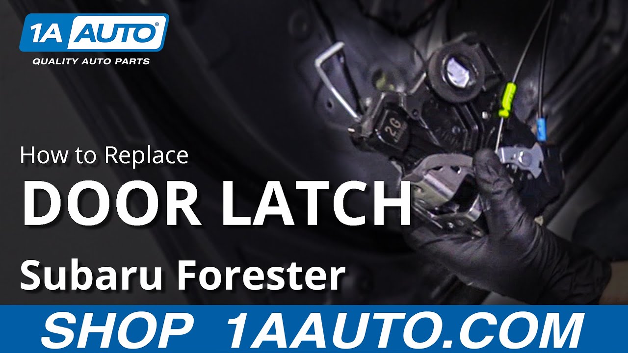 How to Replace Door Latch & Lock Actuator 13-18 Subaru Forester