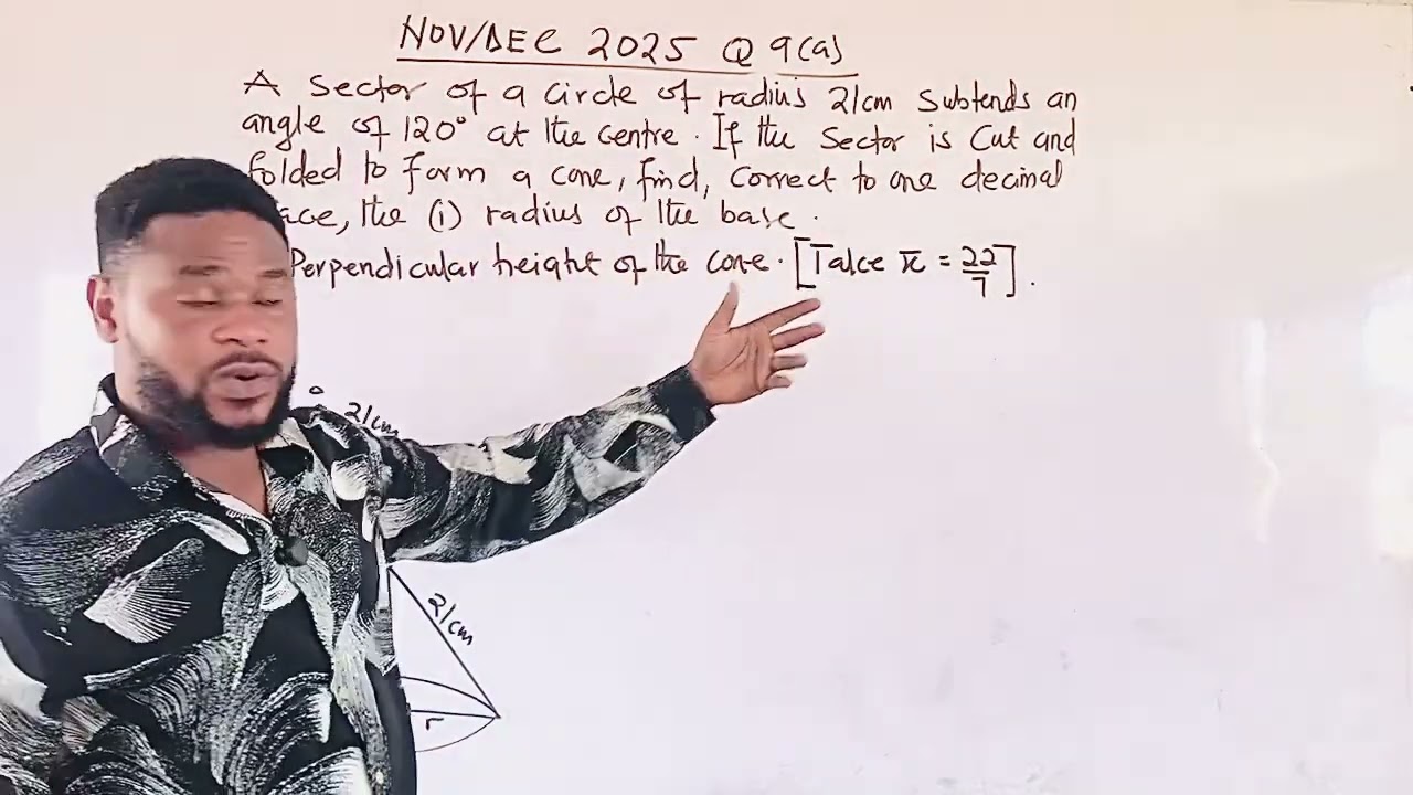 Вопрос 9a (Конус) к экзамену в ноябре 2025 года.