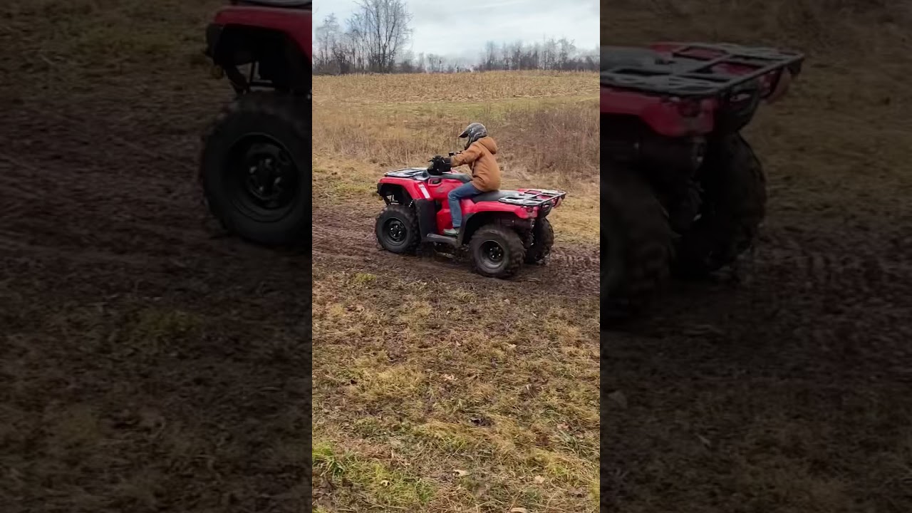 2022 Honda Rancher 420 Drift #atv #mud #offroad #drifting #drift #hondarancher #4wd #mud