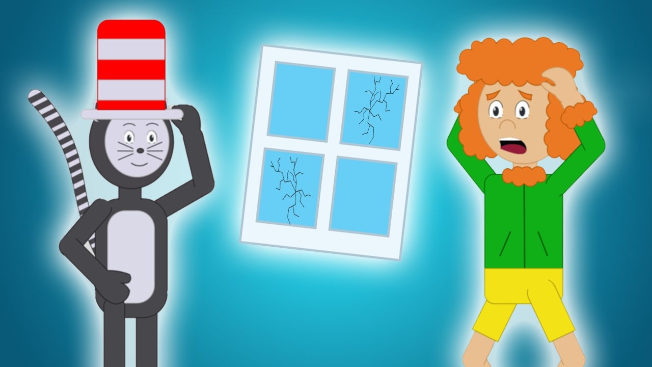 The Cat in the Hat Comes to Evan's House! Causes MISCHIEF?! | Funny Animated Story