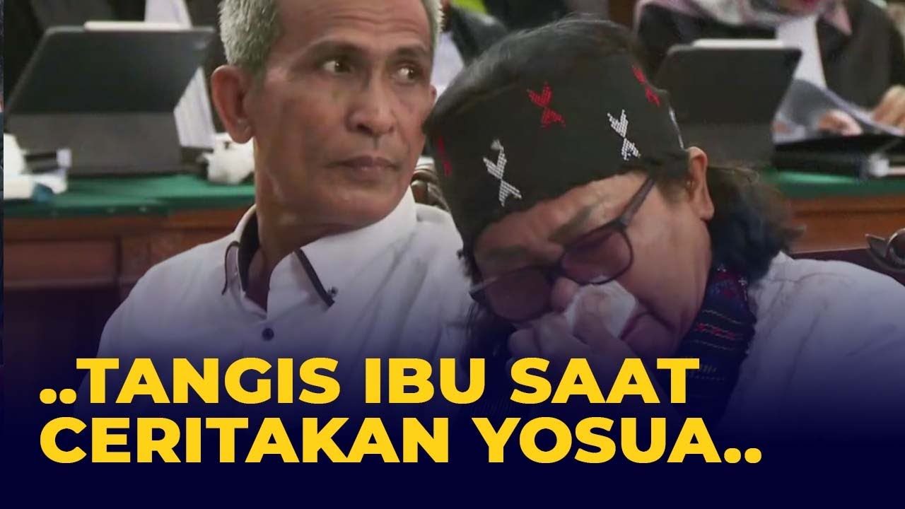Tangis Ibu Brigadir J Pecah Di Persidangan Ferdy Sambo dan Putri Candrawathi