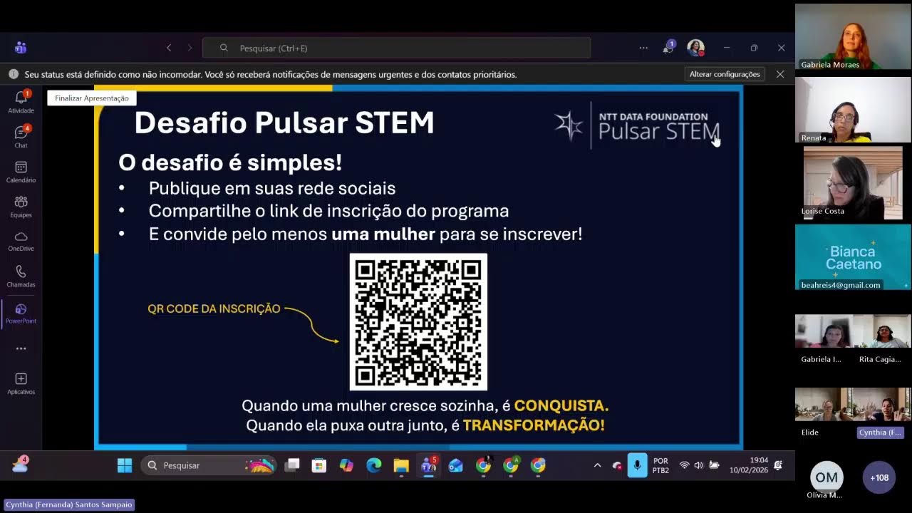 Conexão Pulsar STEM 2026 - O Inicio da sua Jornada! - PARTE 2