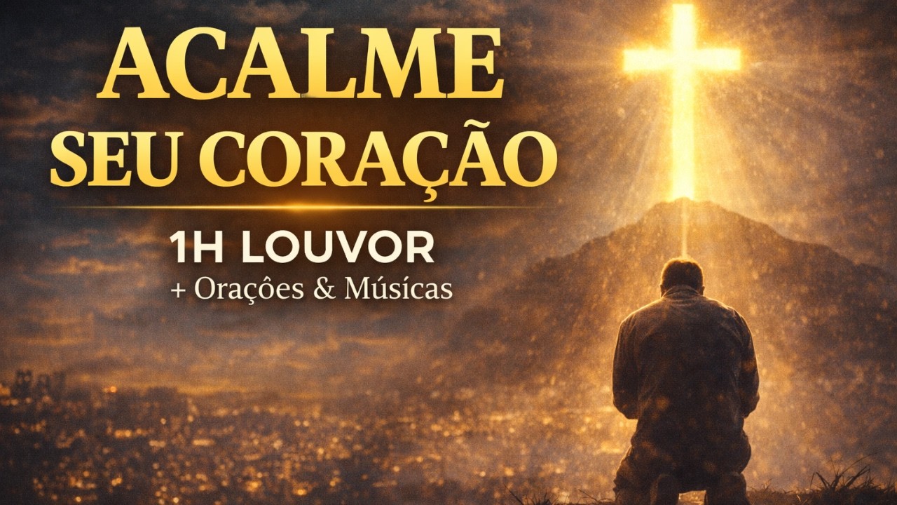 ACALME SEU CORAÇÃO COM DEUS — 1 Hora de Louvor Para Entregar Suas Preocupações