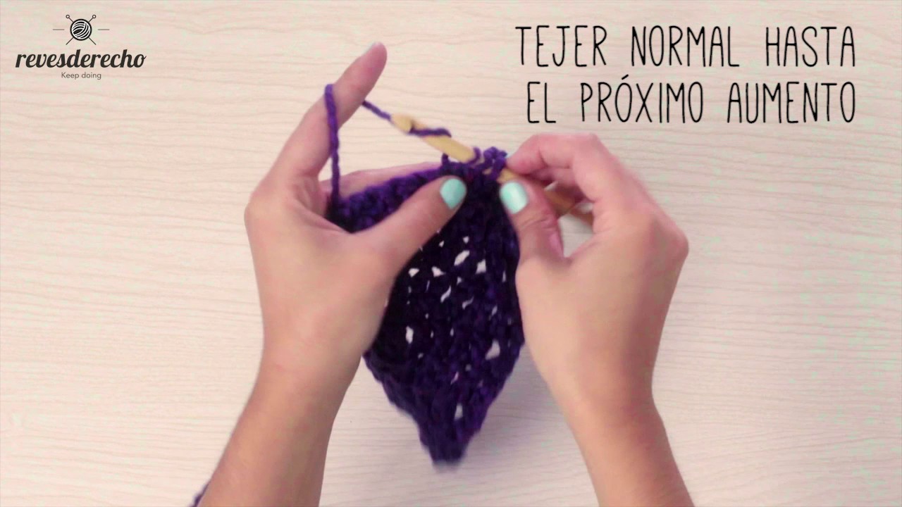 Tutorial Aumento lateral a crochet