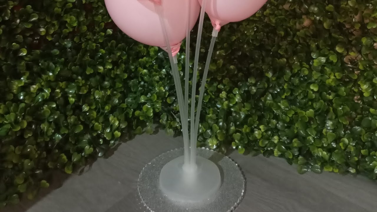 Suporte de balões  para quem busca economia.Para mini painéis de mesa e pra sua festa tbm.