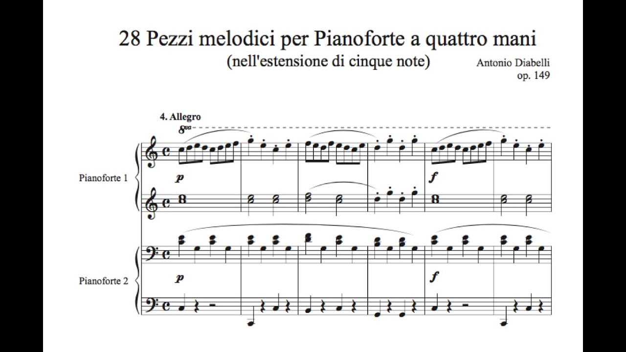 A. Diabelli - 4. Allegro from 
