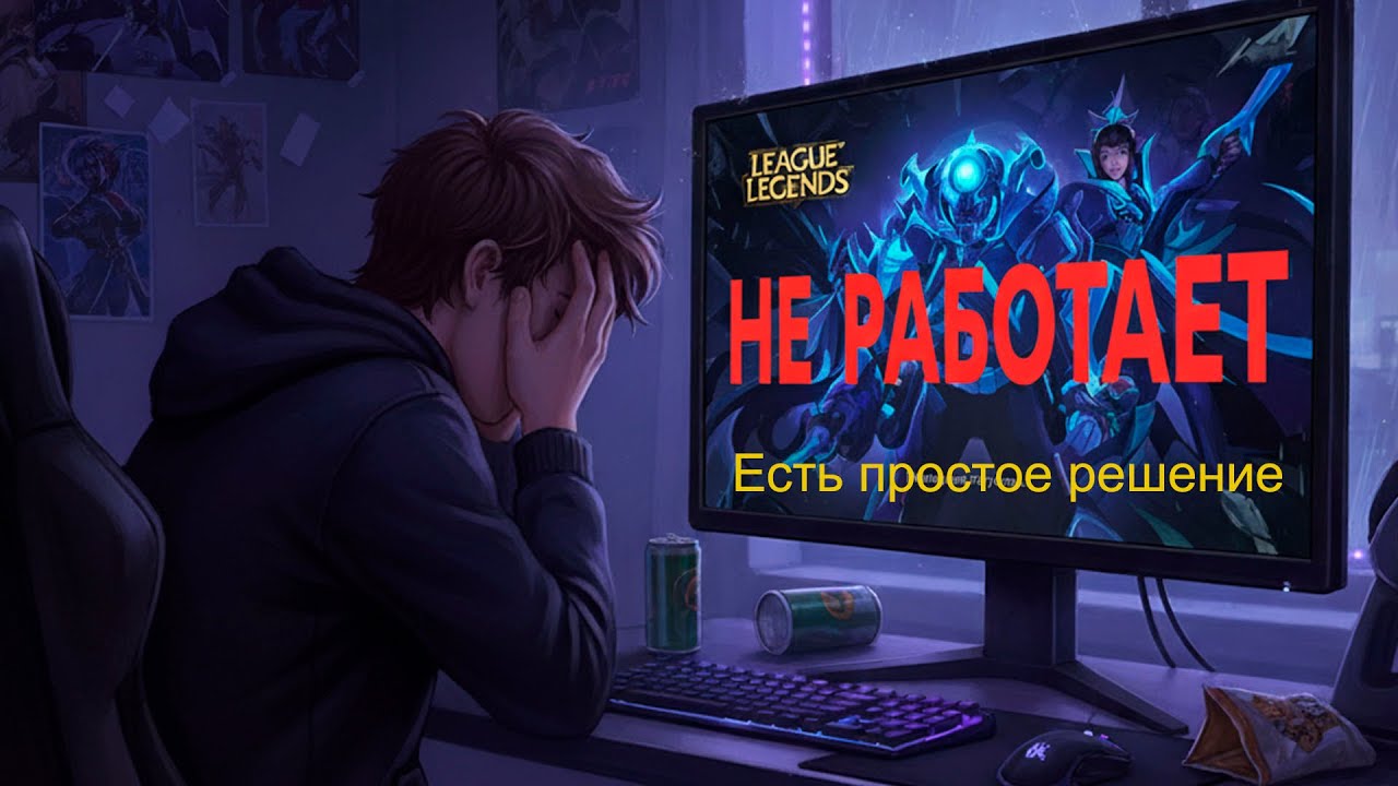 Не работает League of Legends (ЮТУБ ДИСКОРД) решение за пару минут