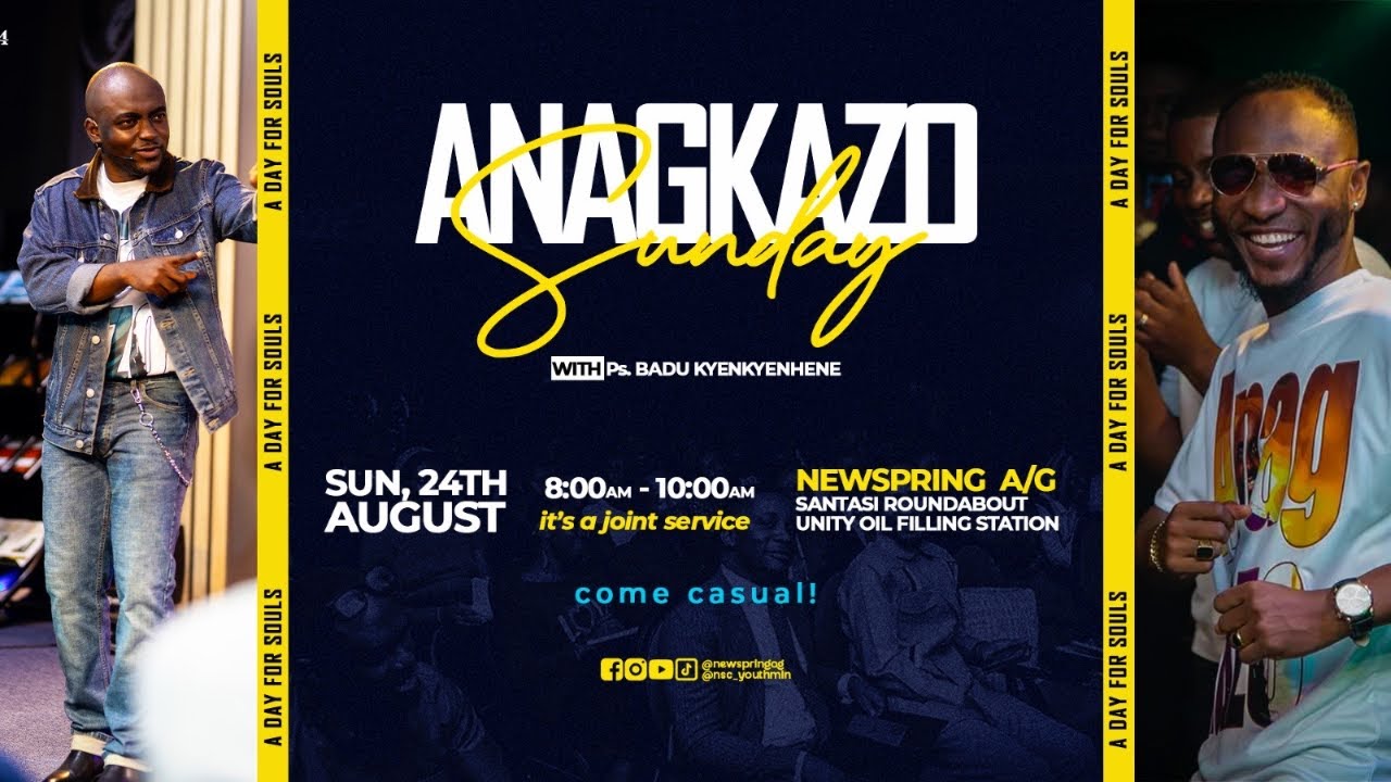 ANAGKAZO 2025 SUNDAY SERVICE || 24-08-2025 || NEWSPRING CHAPEL AG