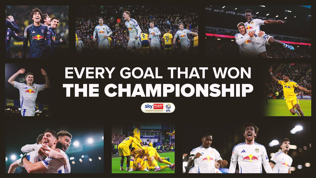 EVERY Leeds United goal that won the Championship title! | 2024/25 season