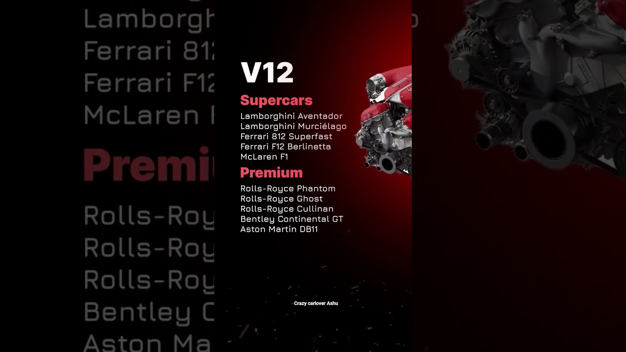 From V6 to V16 🔊🔥 Which engine ROARS the best? Turn up the volume 😈🏎️😌🤤